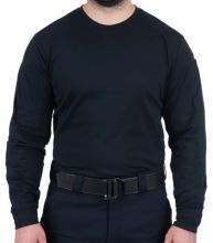 FIRST TACTICAL - Tactix Cotton Long Sleeve T-Shirt - Pen Pocket - Midnight Navy - Men's